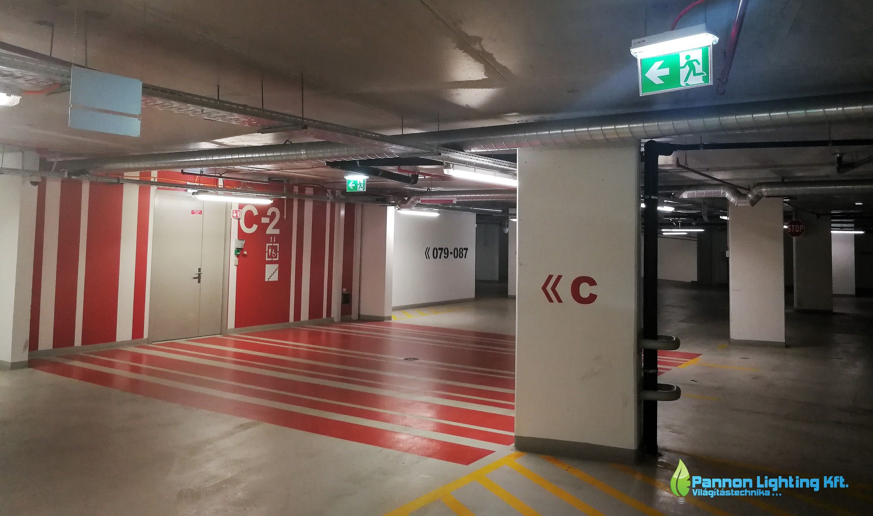 Népliget Center - vészvilágítás